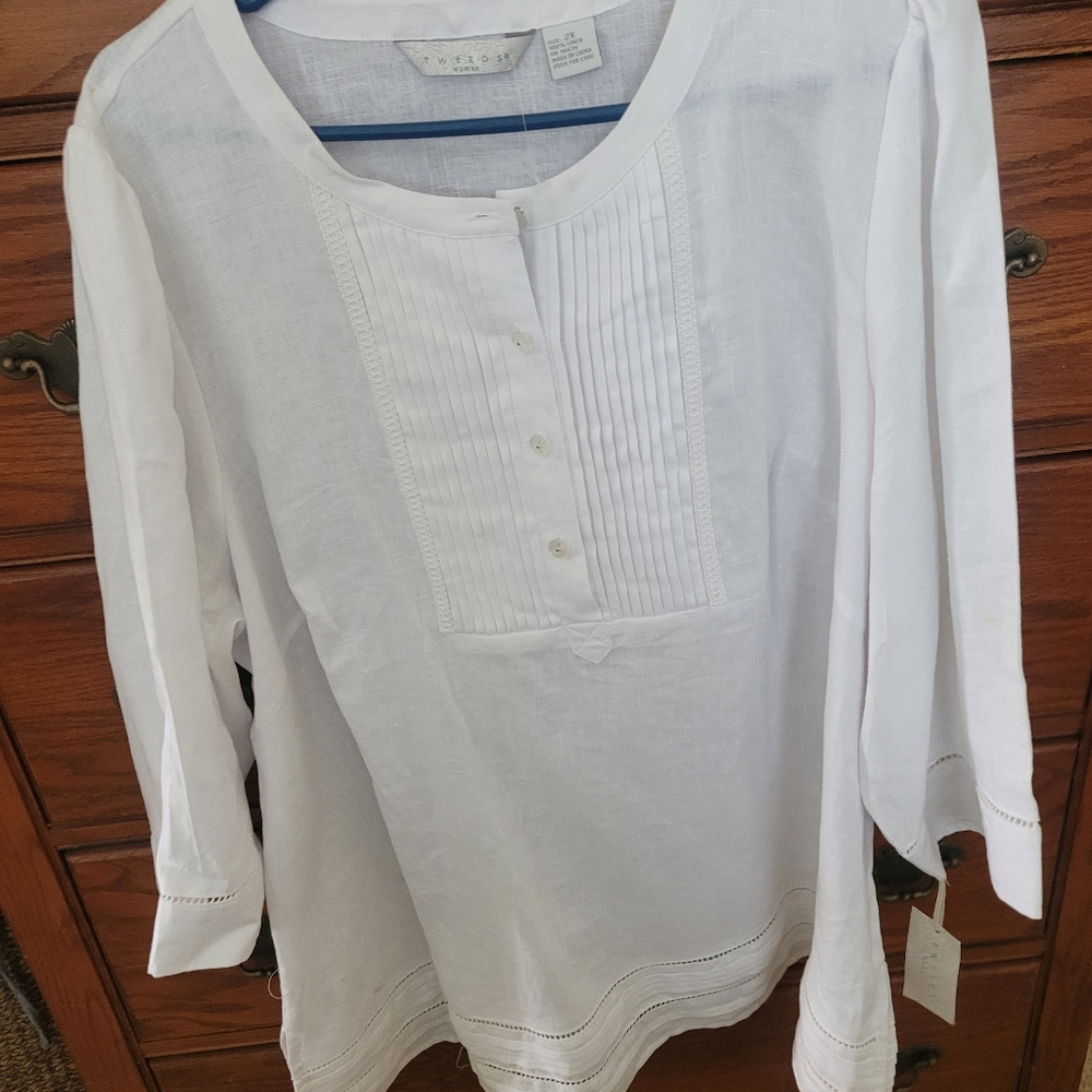White Long Sleeve Blouse